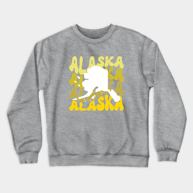 Alaska, The Military Sent Me Here // Dear Military Spouse Crewneck Sweatshirt by Dear Military Spouse 